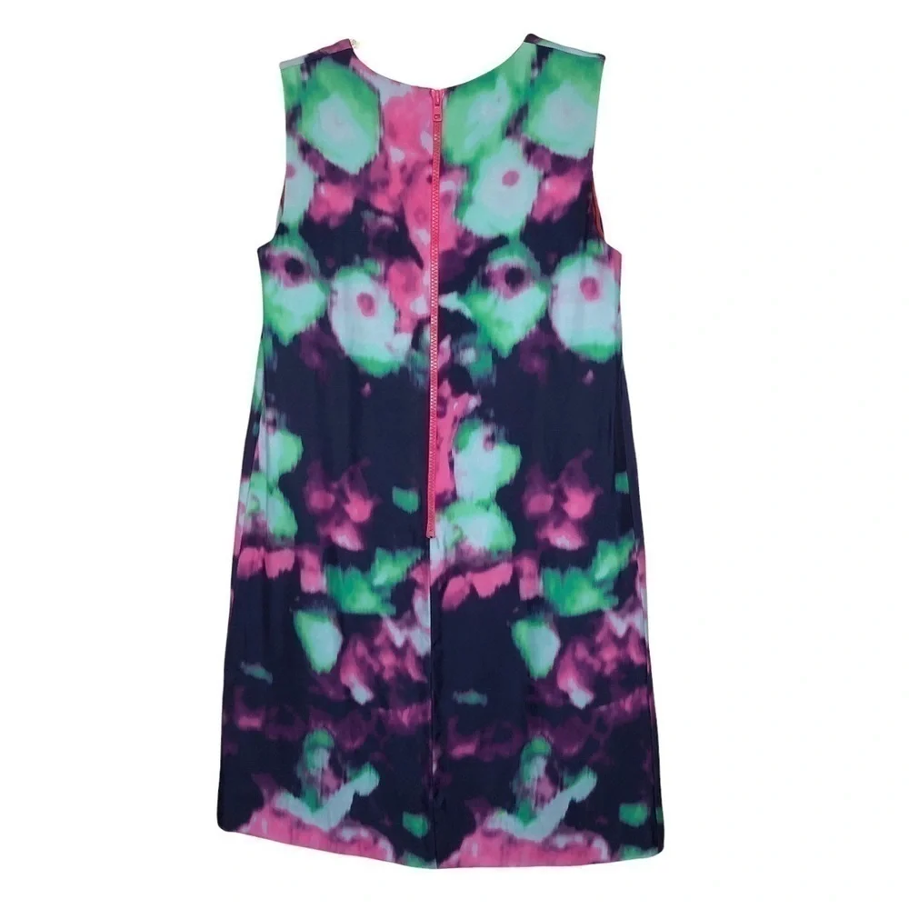 KATE Spade Keri Simply Cinema Watercolor Sleeveless V-Neck Shift Dress - Size 12
